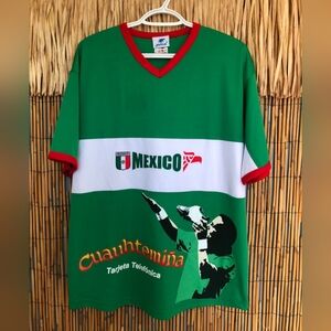 Mexico  🇲🇽 World Cup Cuauhtemoc Blanco La Cuauhtemina Joma Jersey America L